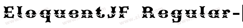 EloquentJF Regular字体转换